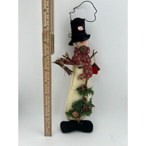 Home Decorative Christmas Ornament Stained Cloth Hanging Snowman - Multicolor - Picture 2 of 5